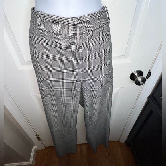 Ann Taylor Gray Plaid Trousers - Picture 7 of 12